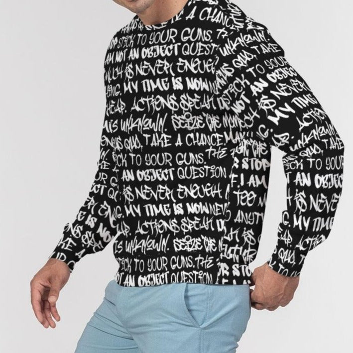 Black and White Graffiti Sweatshirt