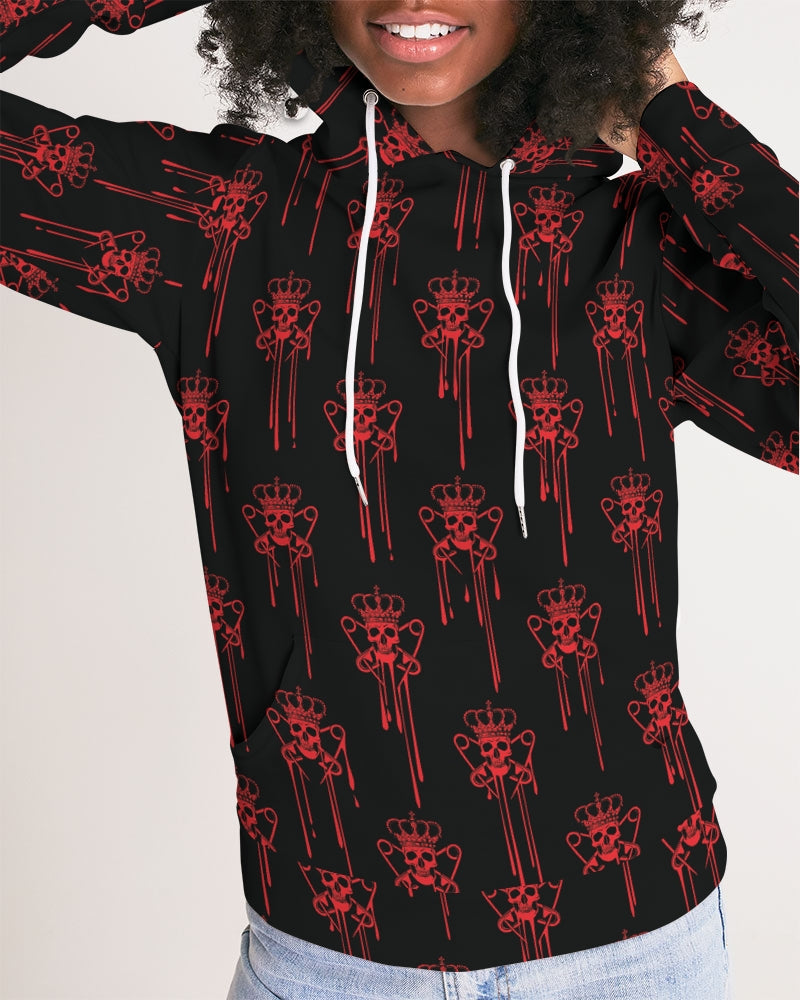 Punk Majesty Red Logo Drip Women's Hoodie