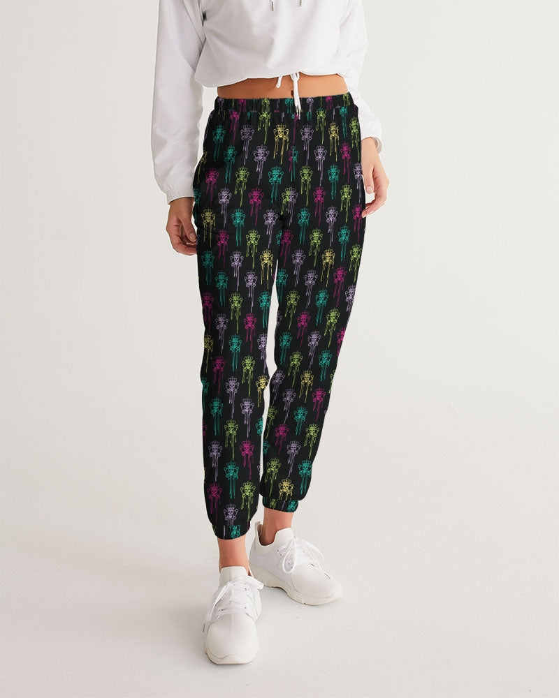 Women's Track Pants with color logo drip