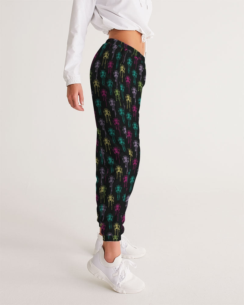 Women's Track Pants with color logo drip