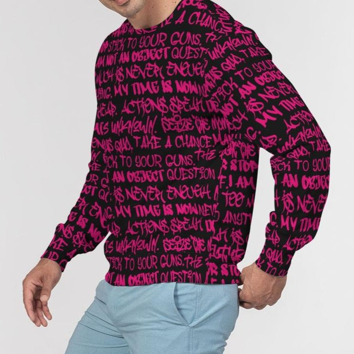 Black and Pink Graffiti Sweatshirt