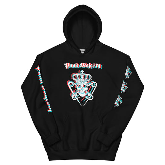 Punk Majesty 3D Logo 50/50 Unisex Hoodie - Punk Majesty Streetwear