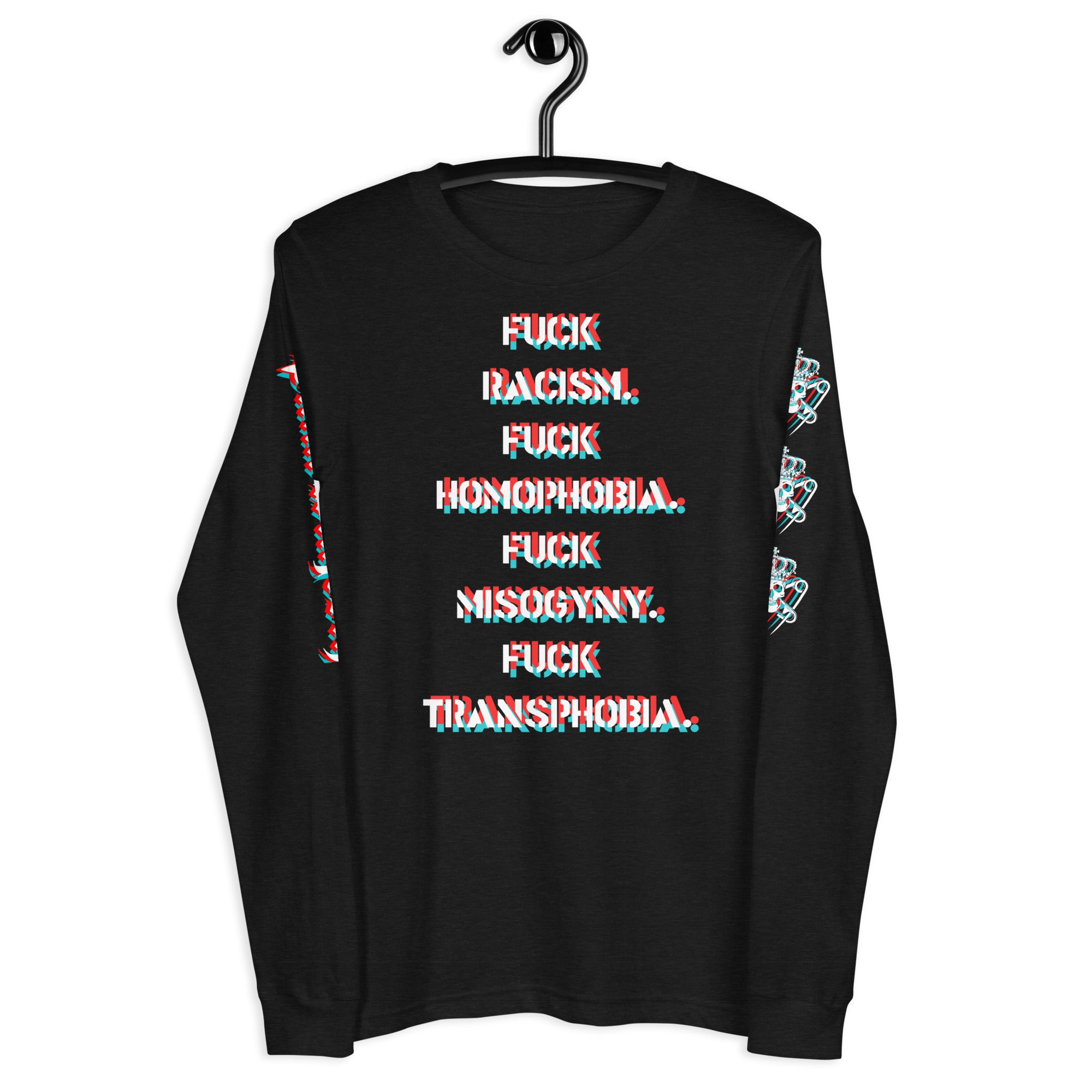 FUCK ALL Unisex Long Sleeve T-Shirt – Punk Majesty